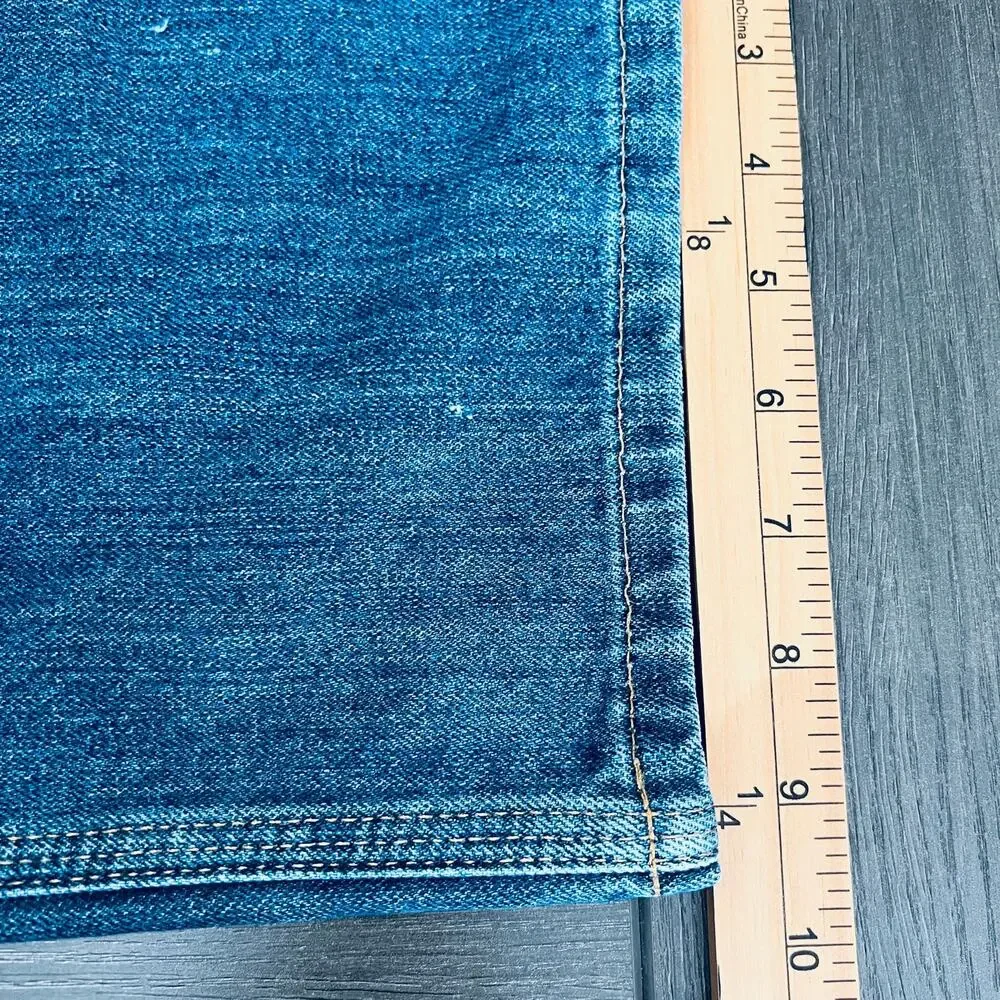 Carhartt Jeans Mens 42X30 Blue Relaxed Fit Straight Leg Carpenter Work Denim